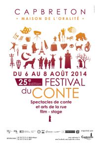 Festival du conte. Du 6 au 8 août 2014 à Capbreton. Landes.  10H00